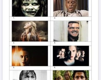 Instant Download - Halloween Hallowe'en Themed Party Quiz Fun Charity Pub Trivia Horror Movie Quiz