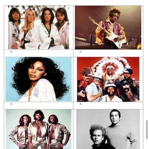Instant Download - 1970 Picture Quiz; 70s Quiz; 70&#39;s Quiz; 50th 60th Birthday Party Quiz Fun Party Charity Pub Quiz