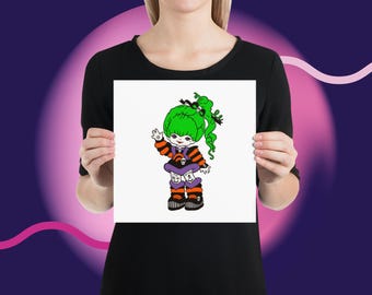 Goth Rainbow Brite Poster