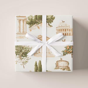 Papier cadeau inspiré de Rome | Papier cadeau | Papier cadeau | Pour les cadeaux | Emballage | Créations en papier | Pour toutes les occasions