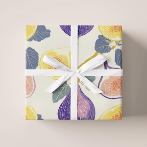 Feigen Geschenk Bogen | Geschenkpapier | Geschenkpapier | Für Geschenke | Verpackung | Papierhandwerk | Für jeden Anlass