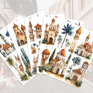 5 Bogen Dekorative Elemente | Druckbar | Digitaler Download PNG | Drucken und Schneiden | Für Journal oder Scrapbook | Für Lehrer oder Kinder