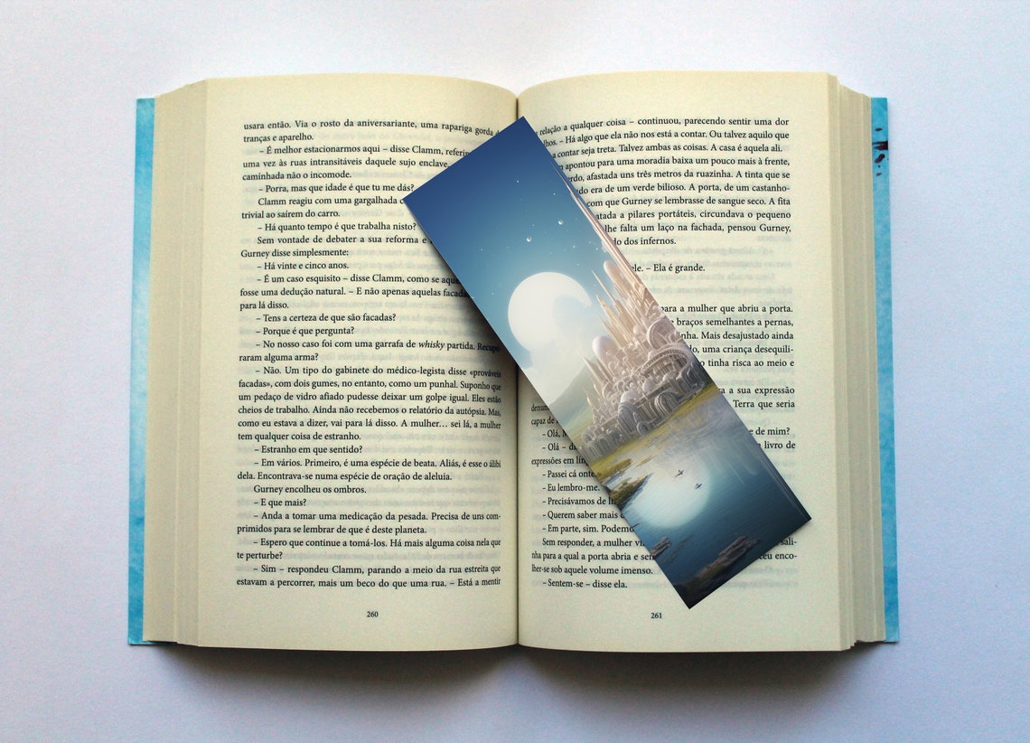 8 Sci-fi Printable Bookmarks | Digital Download PNG &amp; PDF Bookmark ...