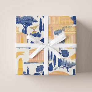 Feuille d'emballage cadeau Rome | Papier cadeau | Papier cadeau | Pour les cadeaux | Emballage | Artisanat en papier | Pour toutes les occasions