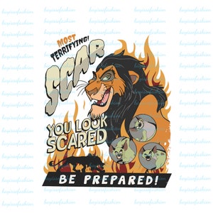 The Lion King&#39;s Most Terrifying Scar Png,Scar PNG Lion King PNG I’m Surrounded By Idiots Digital File Silhouette Cricut Cut