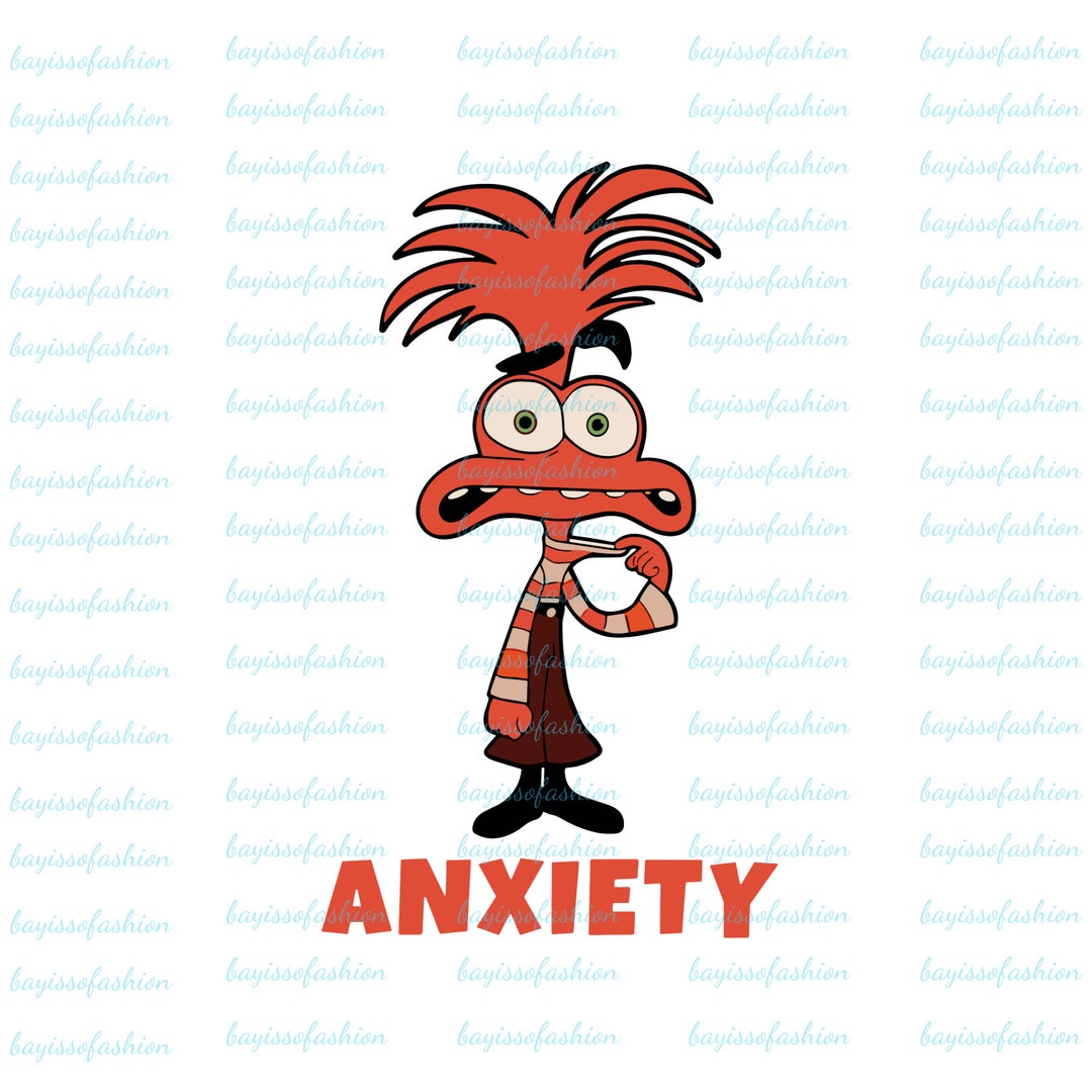 Anxiety Character From Inside Out Movie
