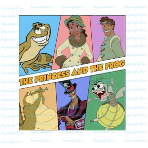 The Princess and the Frog PNG Clipart Tiana Mickey Instant Digital Download mickey head iron Cricut sublimation