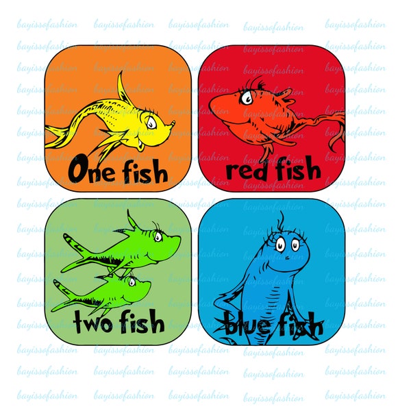 One Fish Two Fish Png, Fishs Png, Teacher Life Png, Read Across America, Red Fish Blue Fish, Reading Squad Png, Cat In The Hat Png, Dr Hat