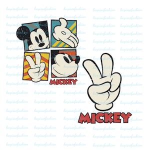 Mickey Mouse PNG Bundle Layered Head Png Birthday tshirt Png, Tumbler Mug Png files for Cricut Png , Mickey Hand Png