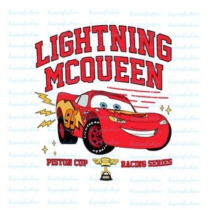 Cars Png, Lightning McQueen Png , Think Fast Cars Png , Png Cars Sublimation Design, Only Png, Digital File, Instant Download