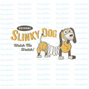 Retro Slinky Dog Png, Slinky Dog Png, Toy Story Png, Sublimacja, Toy Story Clipart, Vacay Mode Png, Magical Kingdom Png, Slinky Dog Cricut