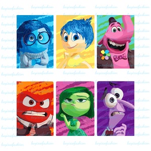 Inside Out 2 png, inside out shirt, High Quality Cricut sticker Instant Download Digital File Printable Image inside out movie, transparent