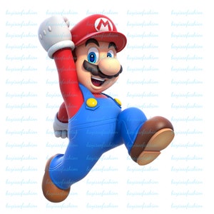 Super Mario Png, Super Mario clipart, printable mario png, digital mario, Super Mario Design Png, Mario Allstar png images