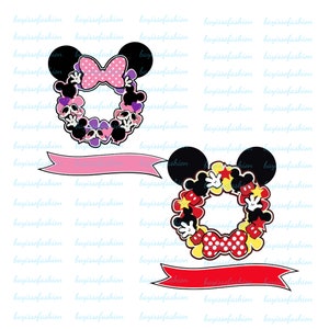 Mickey and Minnie Inspired PNG Bundle | Disneyland Shirt PNG | Disneyland Cricut PNG File | Mickey Minnie Mouse Outline | Instant Download