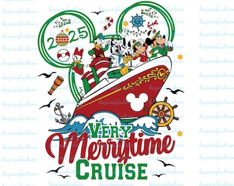 Christmas Cruise 2025 PNG, Merry Christmas Png, Very Merrytime Cruise PNG, Family Christmas Cruise Png,Holiday, Christmas Family Vacation