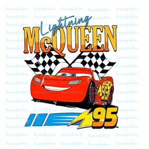 Cars Png, Lightning McQueen Png, Think Fast Cars Png, Png Cars Sublimation Design, Only Png, Digital File, Instant Download