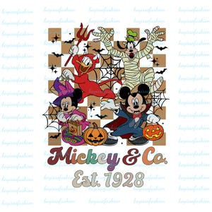 Halloween Freund Png, Halloween Maus Png, Retro Halloween Cartoon PNG, Gruselige Saison Png, Süßes oder Saures Png, digitaler Download