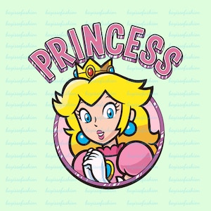 Peach PNG, Retro Princess Png, Princess Png, Magical Kingdom Png, Gift for Kids, Princess Shirt Design, Princess Sublimation Design