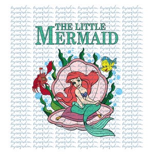 Ariel Png Svg, Little Mermaid Png Svg, Ariel png, Mermaid Clipart, Little Mermaid Png, Princess Png, Instant Download, Digital File