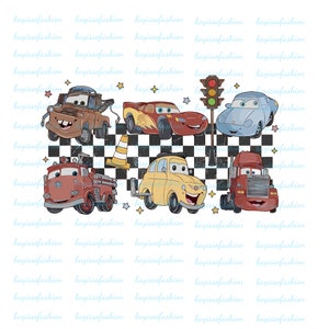 Cars Png, Lightning McQueen Png, Think Fast Cars Png, Png Cars Sublimation Design, Only Png, Digital File, Instant Download