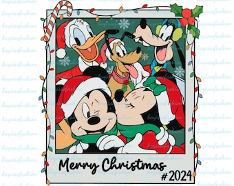 Merry Christmas 2024 Png, Christmas Mouse And Friends, Xmas Png, Christmas Friends Png, Holiday Season Png