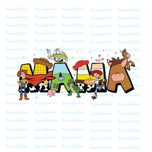 Toy Cartoon Movie Png, Family Vacation Png, Retro Mama Png, Custom Mom Png, Gift For Mother's Day Png, Digital Design Download