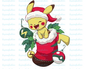 Pikachu Png,Pokemon Png,Pikachu Christmas Png,Christmas Png