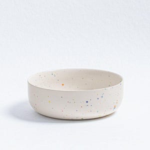 Salatschale große Obstschale, Keramikschale Schüssel in Geschenkbox Weiß oder Rosa Pink ø23cm - Keramik Handgemacht in Portugal