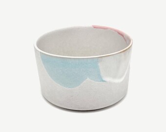 Ceramic bowl bowl bowl cereal bowl pastel colors gradient ø13cm, 750ml 8 cm high - handmade ceramic from Portugal