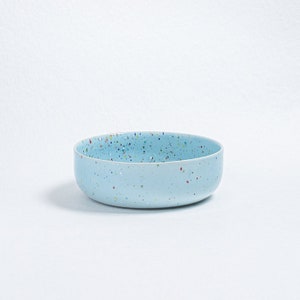 Bowl Keramik Schüssel, Müslischale Dessertschale Party Weiß Lila Rosa Gelb Blau Grün ø15cm Keramik handgemacht aus Portugal Blau