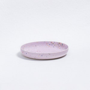 Teller mit hohem Rand Pastateller Keramik Party Lilac Egg Back Home