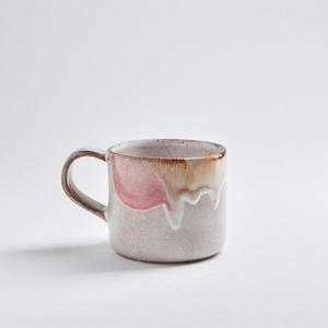 Large Mug Cup Melting Ice Cream Pastel Colors Gradient, 400ml - Ceramic Teacup Coffee Mug Ceramic Mug Handmade in Portugal