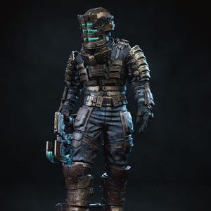 Dead Space Isaac Clarke Statue | Horror Game Gift | Sci-Fi Collectible | Gift For Gamer | Space Themed Gift | Survival Horror Gaming Decor