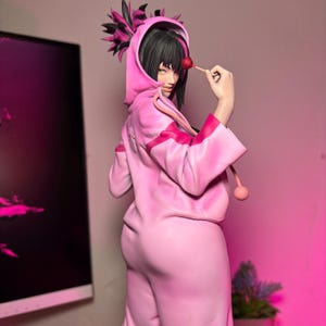 Juri Han 11.8&quot; Resin Statue | Street Fighter Collectible | Hand-Painted Sculpture | High-Detail Resin Artwork | Perfect for Fan & Collectors