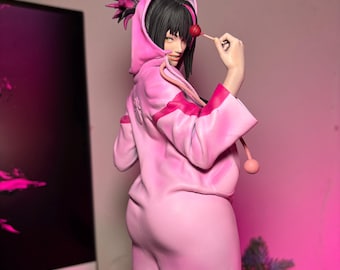 Juri Han 11.8&quot; Resin Statue | Street Fighter Sammlerstück | Handbemalte Skulptur | Detailreiches Resin Kunstwerk | Perfekt für Fan & Sammler