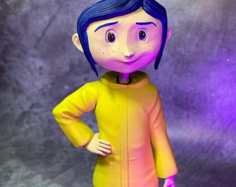 Coraline Jones 11.8&#39;&#39; Figure | Coraline Collectibles | 12K Detailed Resin Sculpture | Hand - Painted Resin Statue | Home & Office Decor