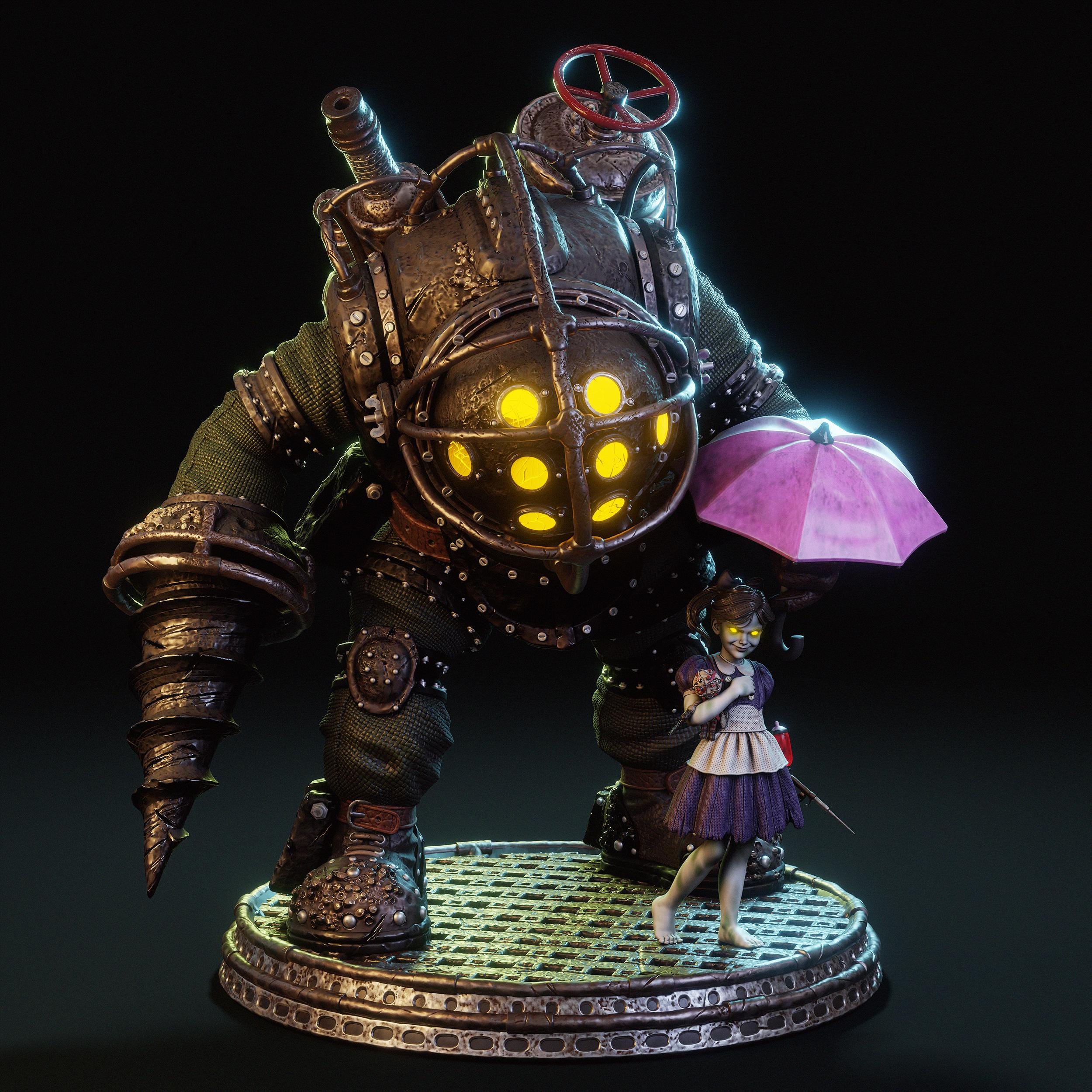 Bioshock big daddy figure - Etsy 日本