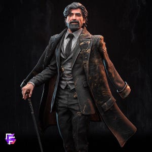 Renoir-harsbeeldje | Clair Obscur: Expedition 33 Collectible | Gamerplankdecoratie | RPG-tafeldecoratie | Collectorsitem | Cadeau voor gamer