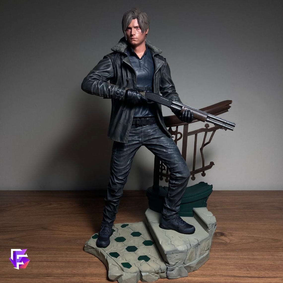 Resident Evil Requiem Leon Figure | Post Apocalyptic Collectible | Gift ...
