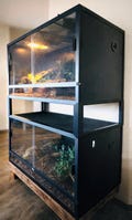 Reptile Enclosure Riser & Support System – Compatible with Dubia PVC Enclosures 8”