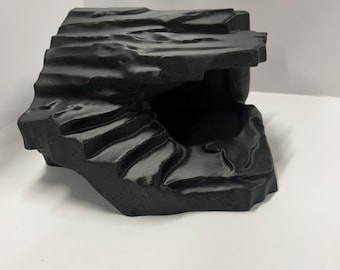 3D Printed Reptile Hide Cave | Natural Rock Shelter, Terrarium Decor