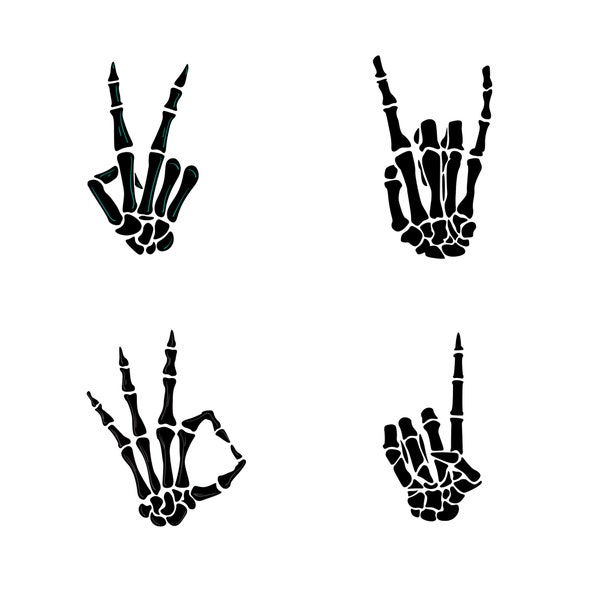 Skeleton Hand || Skeleton hand Svg || Skeleton Fingers || Digital downloads