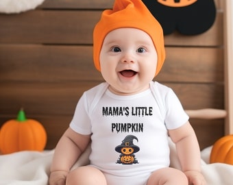 Mama's Little Pumpkin Halloween Fall, Autumn Toddler Bodysuit