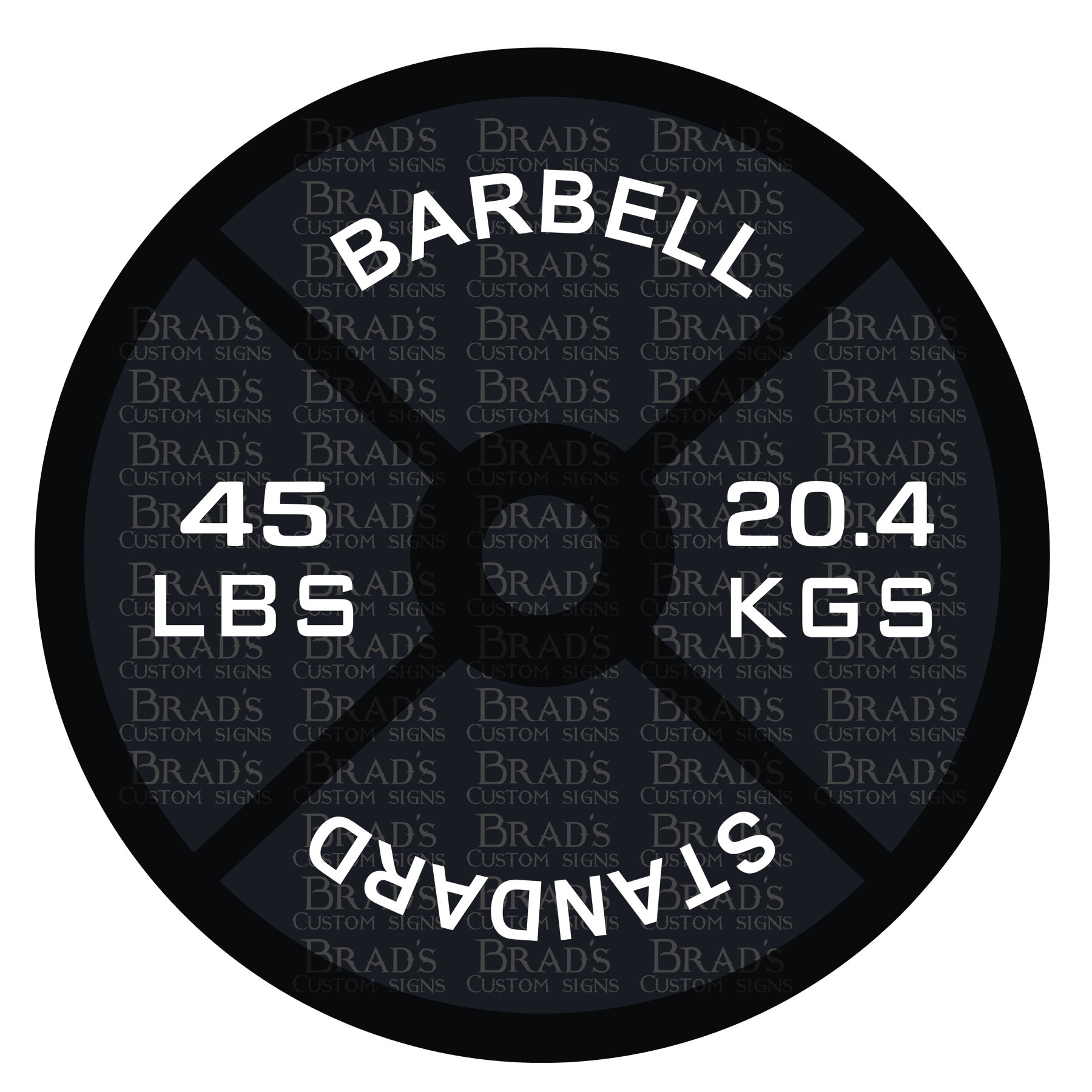 45 Lb Weight Plate Etsy UK