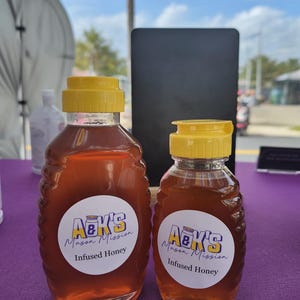 Natural Infused Honey: Garlic, Ginger, Lavender