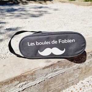 Trousse de pétanque personnalisé Cadeaux papa papi boules triplettes image 2