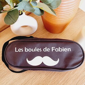 Trousse de pétanque personnalisé Cadeaux papa papi boules triplettes image 1