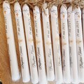 l Baptism candle - personalized / personalized candle / photo candle product logo