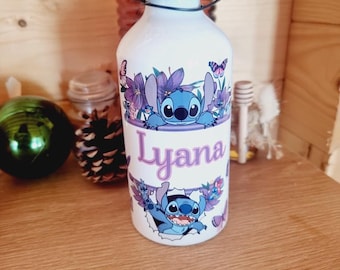 l Stitch children's water bottle l Disney children's water bottle l personalized girl's water bottle with first name l back to school