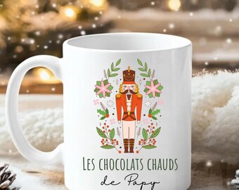 Personalized Christmas Mug | Grandpa the Nutcracker - Mug for Grandpa - Hot Chocolate - Nutcracker Design - Christmas Gift - Winter Evenings
